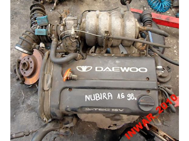 DAEWOO NUBIRA LANOS 1.6 E-TEC 16V двигатель в сборе