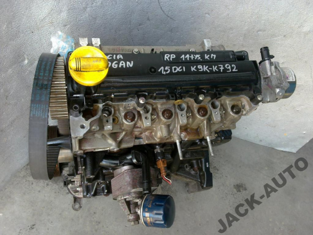 Двигатель DACIA LOGAN DUSTER SANDERO 1.5DCI K9K K792