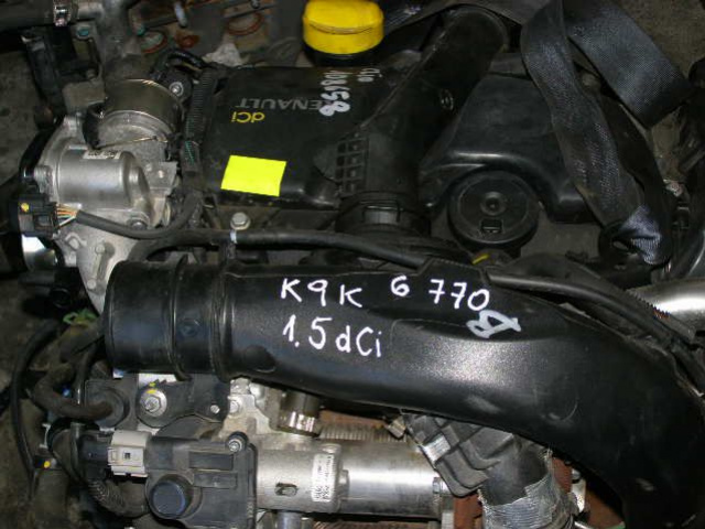 Двигатель RENAULT KANGOO 1.5 DCI K9K 6770 2012r. в сборе.