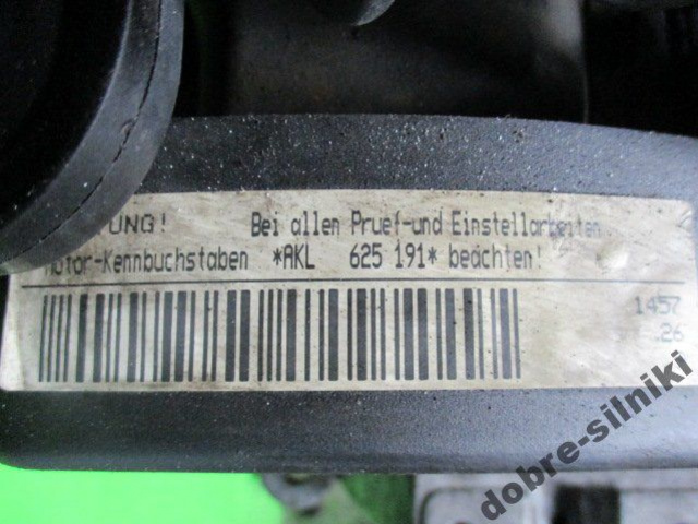 Двигатель VW GOLF IV 1.6 8V SR AKL запчасти KONIN