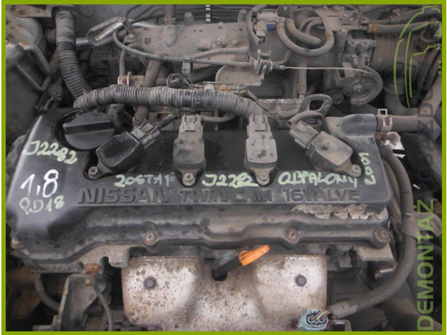 Двигатель NISSAN ALMERA N16 QG18DE 1.8 16V FILM QQQ