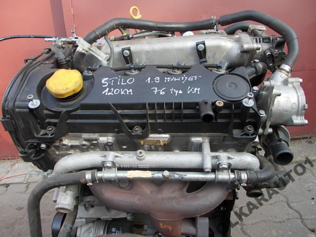 Двигатель FIAT STILO 1.9 JTD JTDM MULTIJET 120KM 06г.