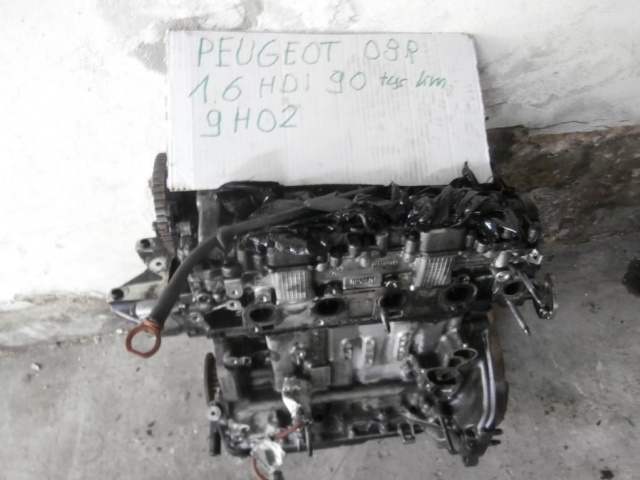 Двигатель 9H02 PEUGEOT 308 1.6 HDI 2009 год