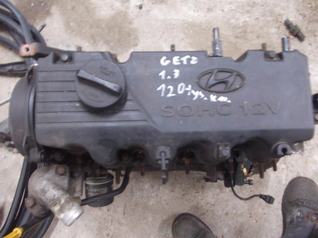 Hyundai getz 1.3benz.2002-05r. двигатель голый G4EA