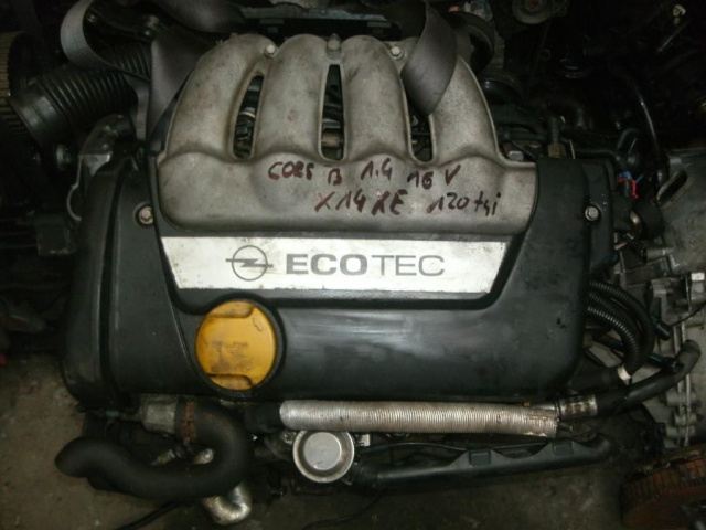 Двигатель OPEL CORSA B, TIGRA, 1400 16V, X14XE, 120 тыс..km