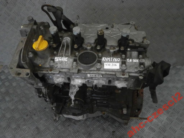 AHC2 RENAULT MEGANE II двигатель 1.6 16V K4MT760