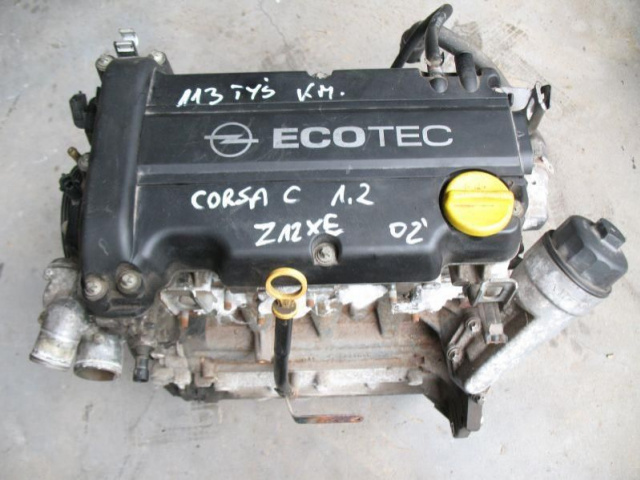 Двигатель 113 тыс. KM Z12XE OPEL CORSA C 1.2 16V