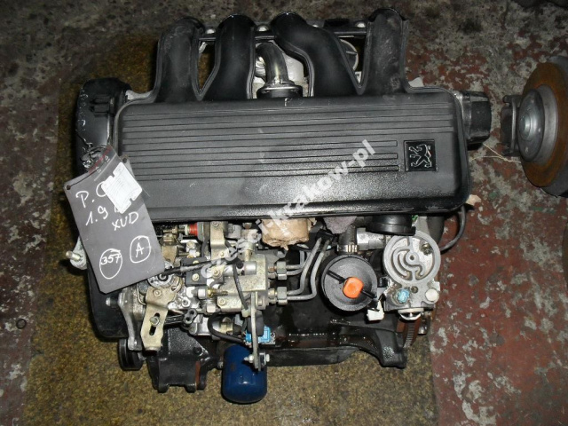 357. двигатель PEUGEOT 306 CITROEN XSARA 1.9 D XUD