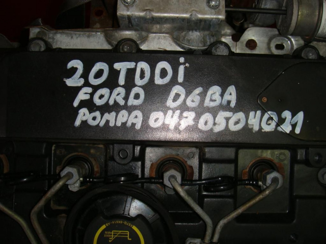 Двигатель FORD TRANSIT 2.0 TDDI D6BA