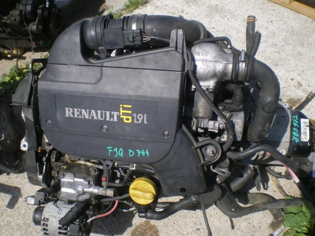 Двигатель renault megane I ПОСЛЕ РЕСТАЙЛА 1.9 dti F9Q Q 744 01г.