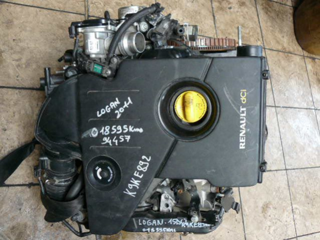 Двигатель DACIA LOGAN 1.5 DCI K9K 2011