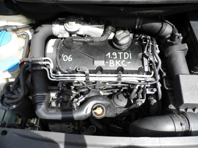 VW TOURAN CADDY GOLF V A3 LEON 1.9 TDI BKC двигатель