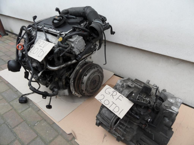Двигатель в сборе 2.0 TDI 16V BKD AZV VW Jetta