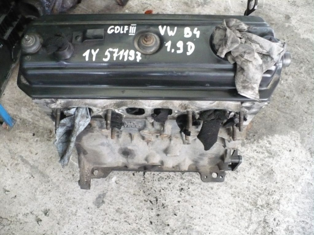 VW GOLF III 1.9D 65 л.с. 1Y 1995R двигатель