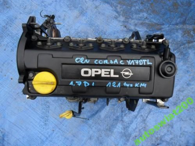 OPEL CORSA C TIGRA COMBO двигатель 1.7 DI Y17DTL