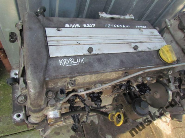 Двигатель B207 SAAB 93 2.0T 1.8t 02-12 121tys KRYSLUK