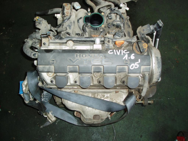 Двигатель D16V1 honda civic 1.6 v-tec 01-05