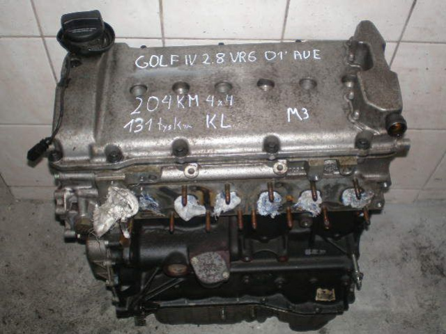VW GOLF IV 2.8 VR6 4x4 01 204KM AUE двигатель