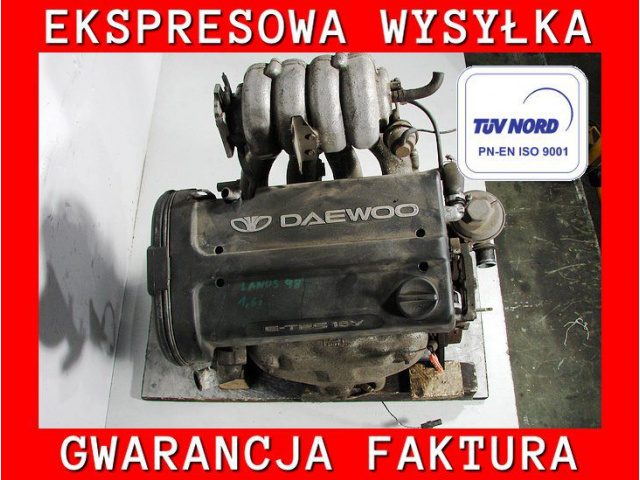 Двигатель DAEWOO LANOS KLAT 98 1.6 16V A16DMS 106KM