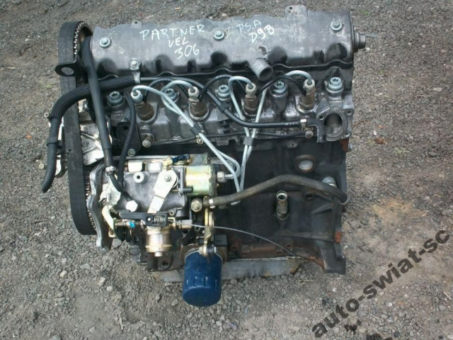 Двигатель PEUGEOT PARTNER 1.9 D FV D9B VAT