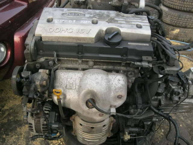 Двигатель KIA RIO 06-11 1.4 G4EE запчасти