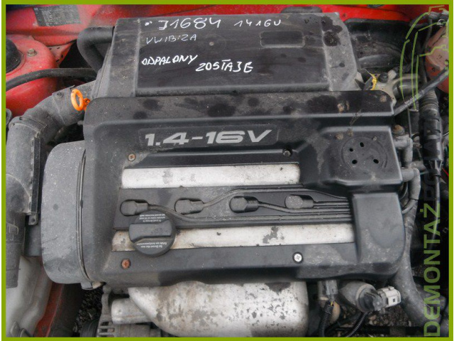 13741 двигатель SEAT IBIZA APE 1.4 16V FILM QQQ
