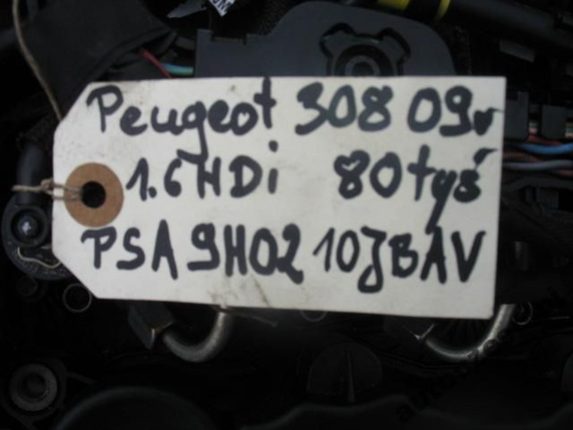 PEUGEOT 308 BERLINGO двигатель 1.6 HDI PSA 9H02 09г.