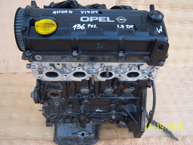 Двигатель OPEL 1.7 DTI Y17DT ASTRA II CORSA C MERIVA