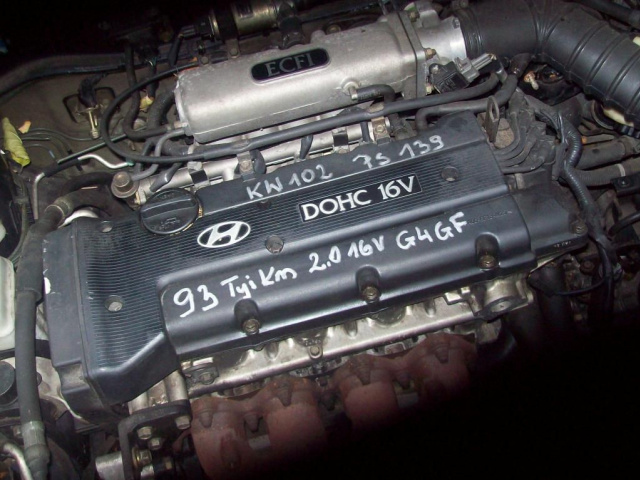 Двигатель HYUNDAI COUPE 2.0 2, 0 16v G4GF