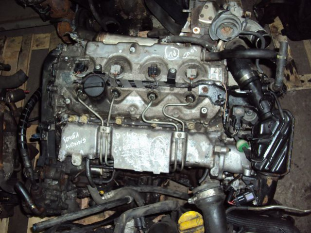 Двигатель Toyota Corolla Avensis 2.0d D4D 02-08 r