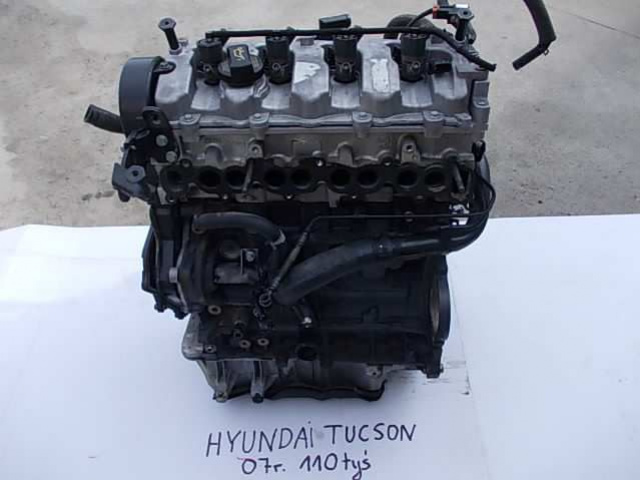 Двигатель голый HYUNDAI TUCSON 110 тыс.KM 2.0 crdi