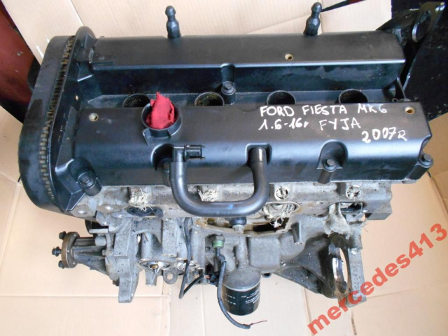 FORD FIESTA MK6 1.6 16 V 100 л.с. FYJA двигатель