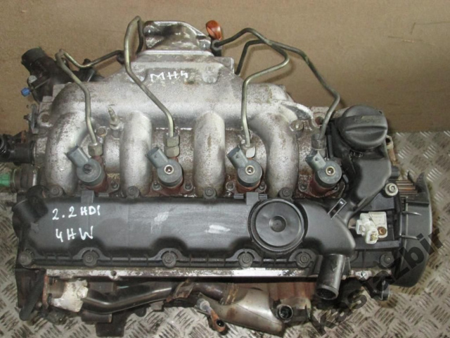 4HW двигатель + форсунки PEUGEOT CITROEN C8 2.2 HDI