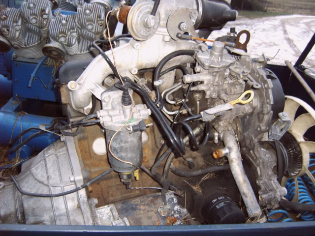 Двигатель ford transit 2.5 D, коробка передач biedow