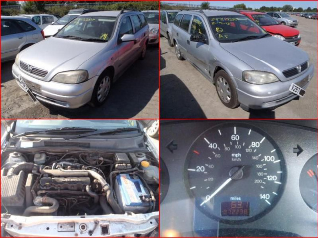 Двигатель OPEL ASTRA II G 1.7 TD DTL запчасти гарантия