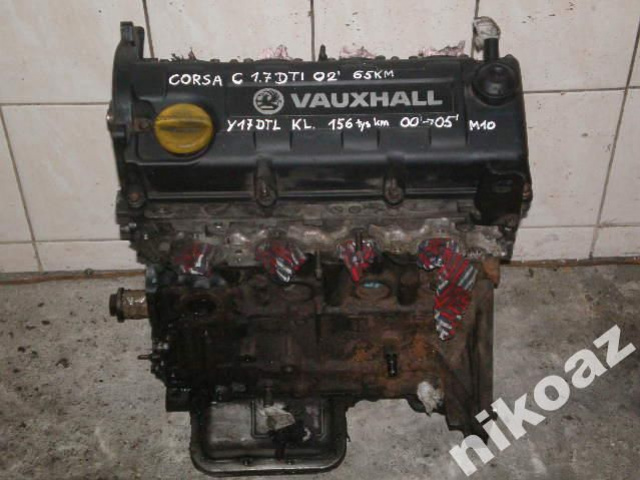 OPEL CORSA C 1.7 DTI 02 65 л.с. Y17DTL двигатель