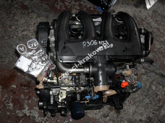 383. двигатель PEUGEOT 306 CITROEN XSARA 1.9 D DW8