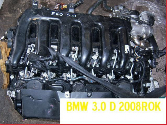 08г. BMW E60 E61 530d 3.0 3.0d двигатель в сборе