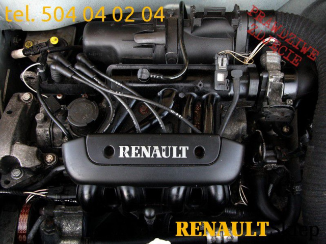 Двигатель D4F 720 726 RENAULT KANGOO CLIO II 1.2 8V