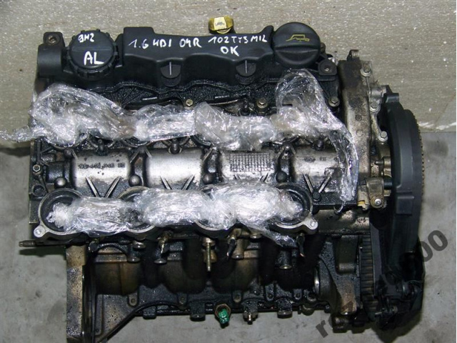 PEUGEOT CITROEN 1.6 HDI 109 л.с. двигатель 04г. 163TYS KM
