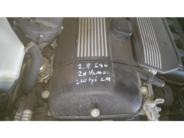 Двигатель BMW e46, e39 M52B28TU 2.8 2xVanos в сборе.