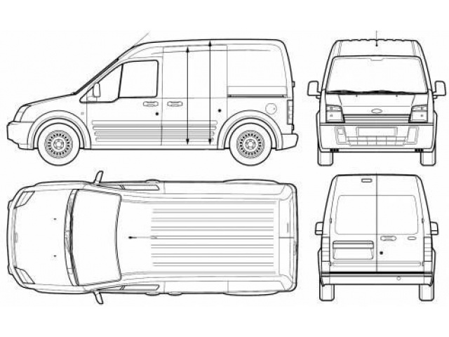 FORD TRANSIT CONNECT TREND 1.8 TDDI двигатель WROCLAW