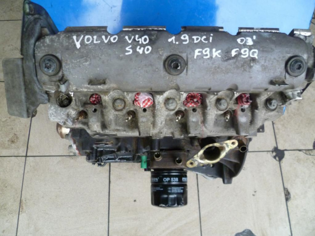 Двигатель VOLVO V40 1.9 DCI 03' 102KM F9K F9Q D4192T4