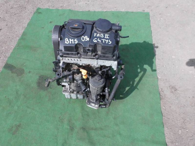 Двигатель BMS SKODA FABIA II 1.4TDI 64TYS.KM 2009г..