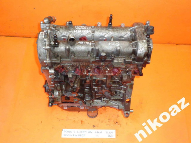 OPEL CORSA C 1.3 CDTI 05 69KM Z13DT двигатель