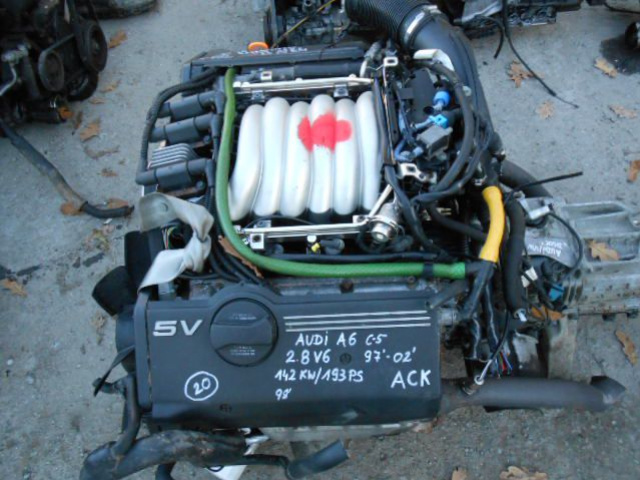 Двигатель AUDI A6 C5 2.8 V6 ACK 97'-02'
