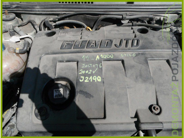 Двигатель FIAT STILO 192A1000 1.9 JTD гарантия