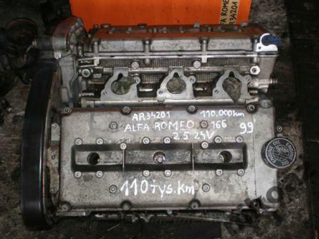 ALFA ROMEO 166 2.5 2, 5 V6 99 AR34201 двигатель