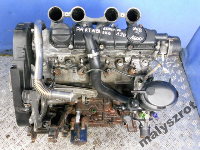 PEUGEOT PARTNER 206 BERLINGO 1.9 D двигатель DW8