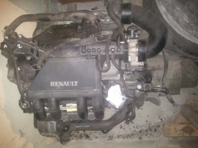 Двигатель RENAULT CLIO KANGOO TWINGO 98г. 1.2 8V D7F
